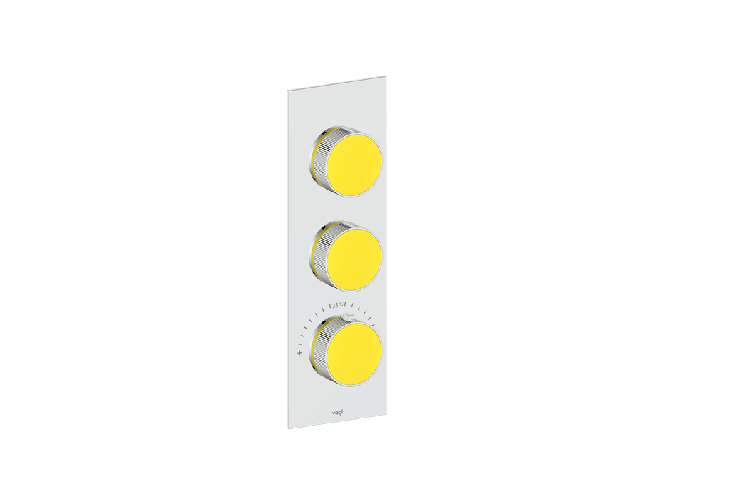 MOND TRIM FOR 3/4" HIGH-FLOW TH VALVE WITH 2 VOLUME CONTROLS