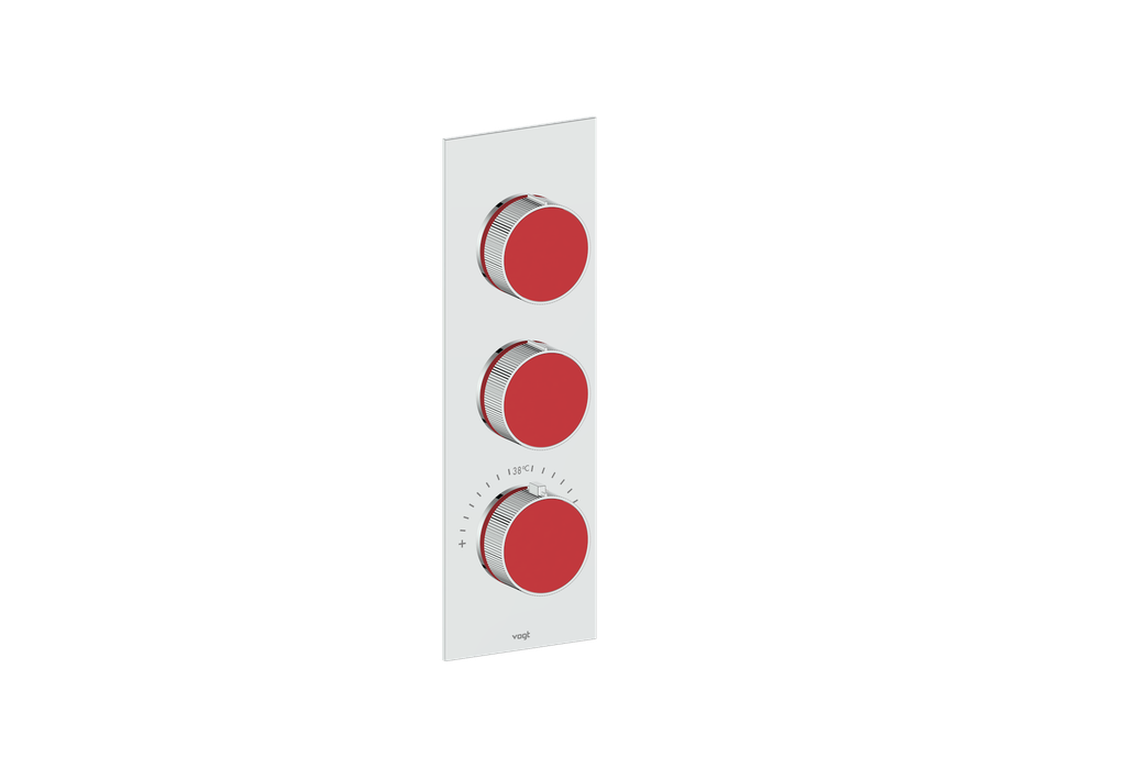 MOND TRIM FOR 3/4" HIGH-FLOW TH VALVE WITH 2 VOLUME CONTROLS