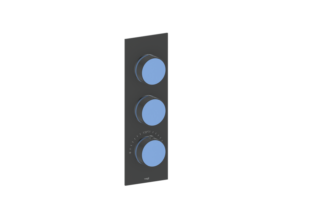 MOND TRIM FOR 3/4" HIGH-FLOW TH VALVE WITH 2 VOLUME CONTROLS