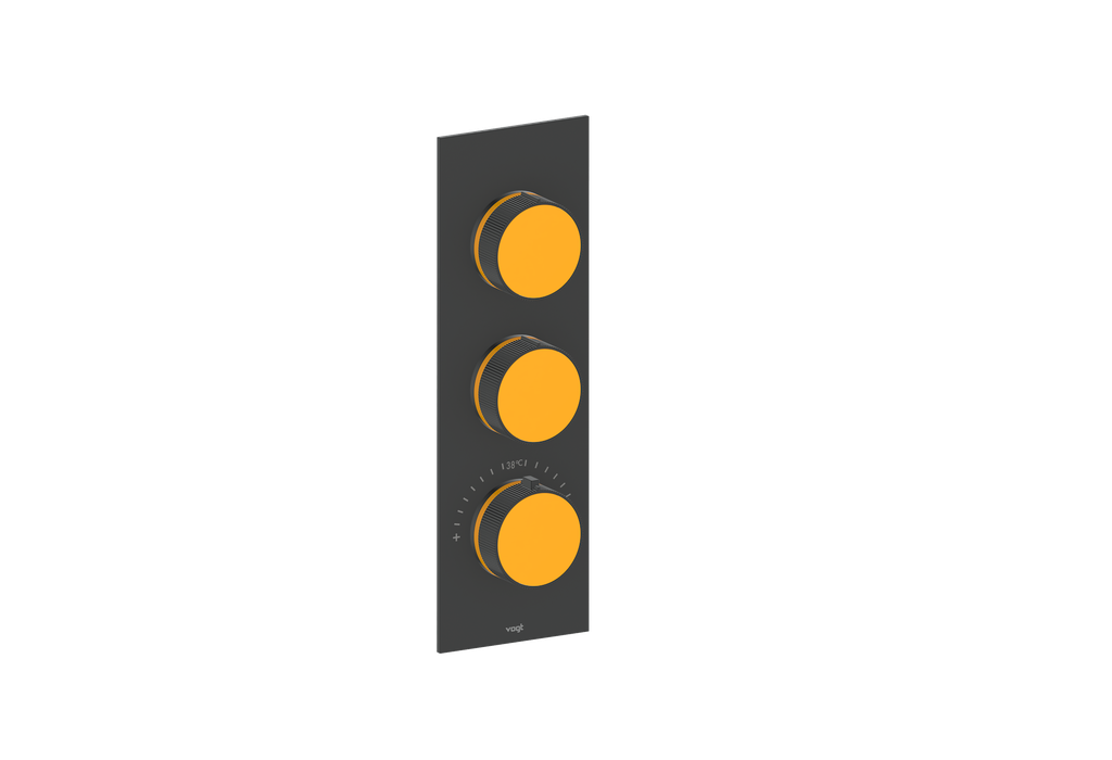 MOND TRIM FOR 3/4" HIGH-FLOW TH VALVE WITH 2 VOLUME CONTROLS