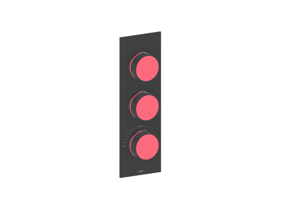 MOND TRIM FOR 3/4" HIGH-FLOW TH VALVE WITH 2 VOLUME CONTROLS