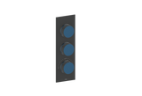 MOND TRIM FOR 3/4" HIGH-FLOW TH VALVE WITH 2 VOLUME CONTROLS