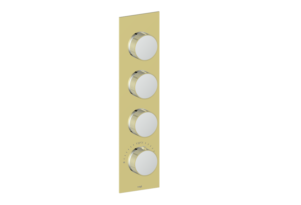 MOND TRIM FOR 3/4" HIGH-FLOW TH VALVE WITH 3 VOLUME CONTROLS