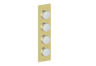 MOND TRIM FOR 3/4" HIGH-FLOW TH VALVE WITH 3 VOLUME CONTROLS