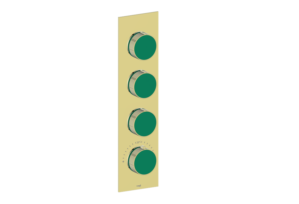 MOND TRIM FOR 3/4" HIGH-FLOW TH VALVE WITH 3 VOLUME CONTROLS