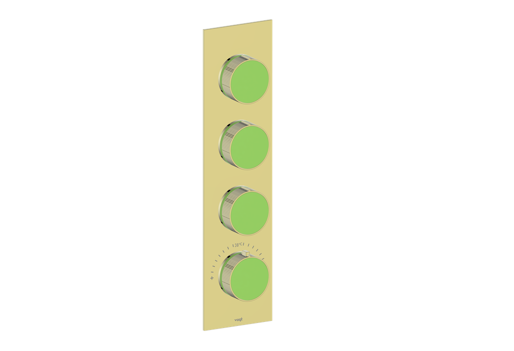 MOND TRIM FOR 3/4" HIGH-FLOW TH VALVE WITH 3 VOLUME CONTROLS