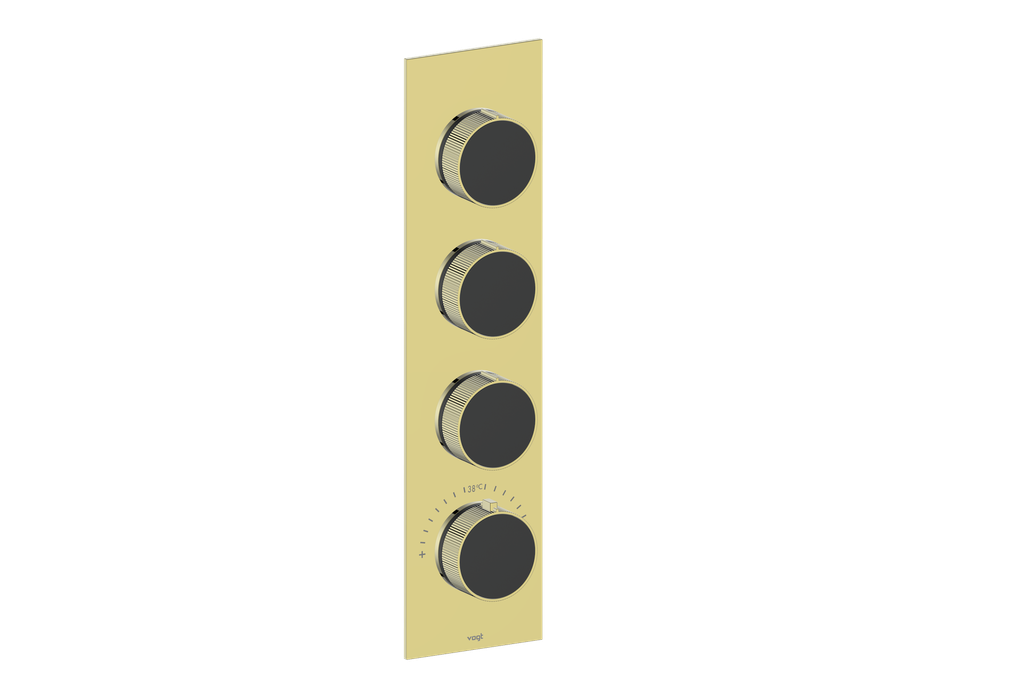 MOND TRIM FOR 3/4" HIGH-FLOW TH VALVE WITH 3 VOLUME CONTROLS