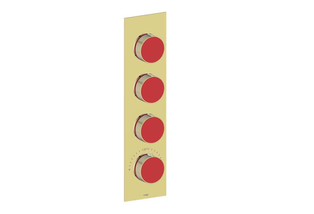 MOND TRIM FOR 3/4" HIGH-FLOW TH VALVE WITH 3 VOLUME CONTROLS