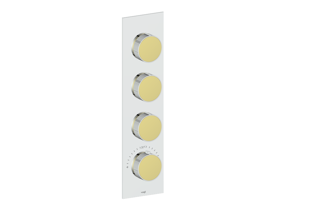 MOND TRIM FOR 3/4" HIGH-FLOW TH VALVE WITH 3 VOLUME CONTROLS