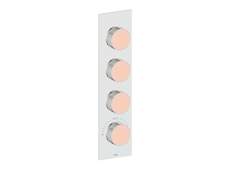MOND TRIM FOR 3/4" HIGH-FLOW TH VALVE WITH 3 VOLUME CONTROLS