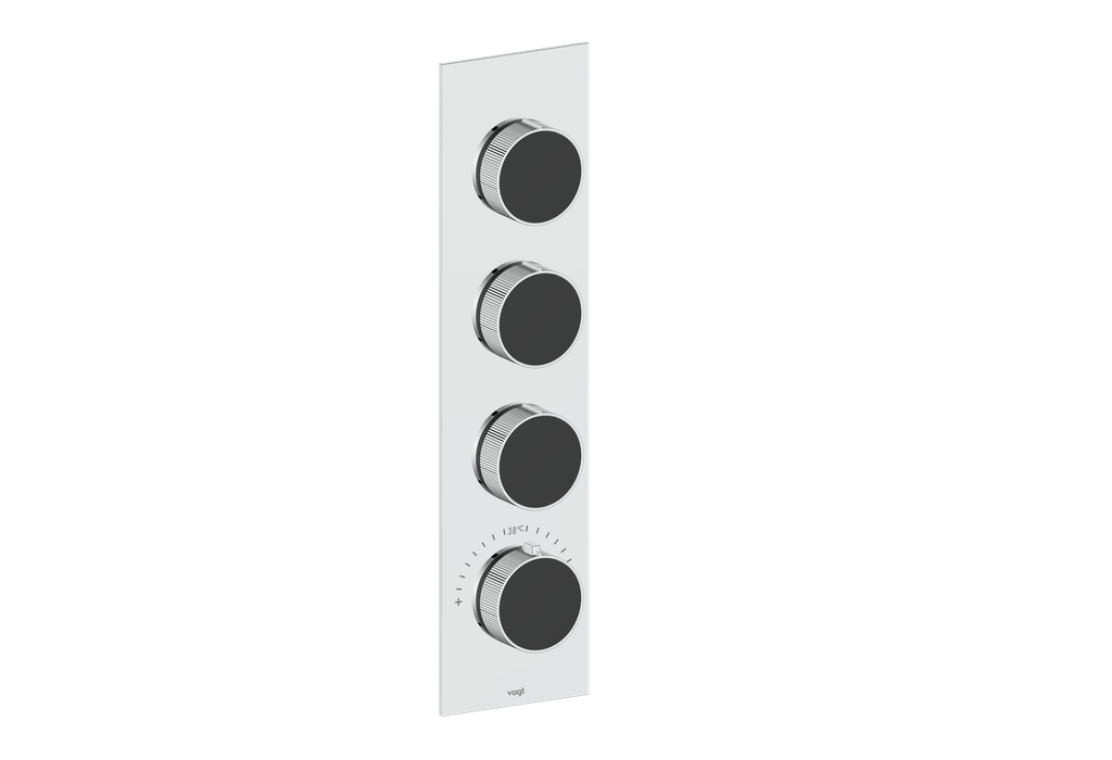 MOND TRIM FOR 3/4" HIGH-FLOW TH VALVE WITH 3 VOLUME CONTROLS