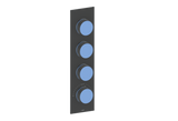 MOND TRIM FOR 3/4" HIGH-FLOW TH VALVE WITH 3 VOLUME CONTROLS