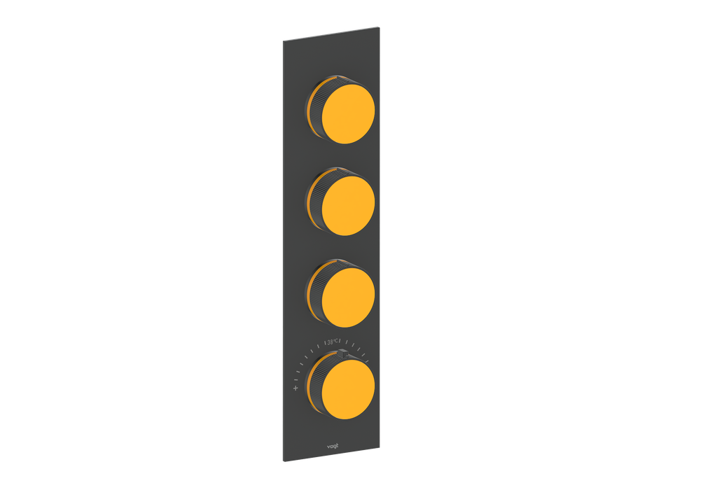 MOND TRIM FOR 3/4" HIGH-FLOW TH VALVE WITH 3 VOLUME CONTROLS