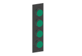 MOND TRIM FOR 3/4" HIGH-FLOW TH VALVE WITH 3 VOLUME CONTROLS