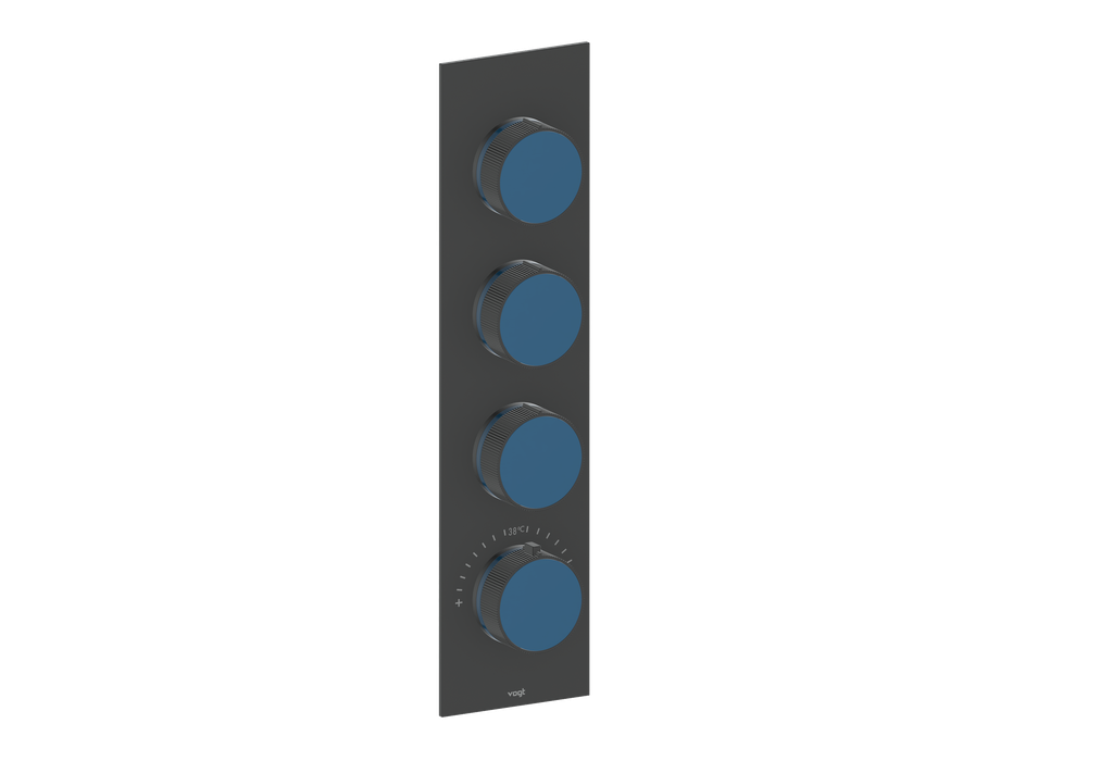 MOND TRIM FOR 3/4" HIGH-FLOW TH VALVE WITH 3 VOLUME CONTROLS