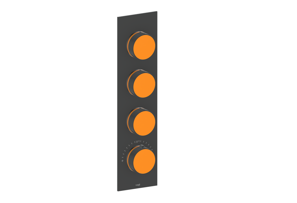 MOND TRIM FOR 3/4" HIGH-FLOW TH VALVE WITH 3 VOLUME CONTROLS