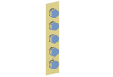 MOND TRIM FOR 3/4" HIGH-FLOW TH VALVE WITH 4 VOLUME CONTROLS