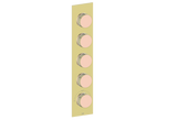 MOND TRIM FOR 3/4" HIGH-FLOW TH VALVE WITH 4 VOLUME CONTROLS