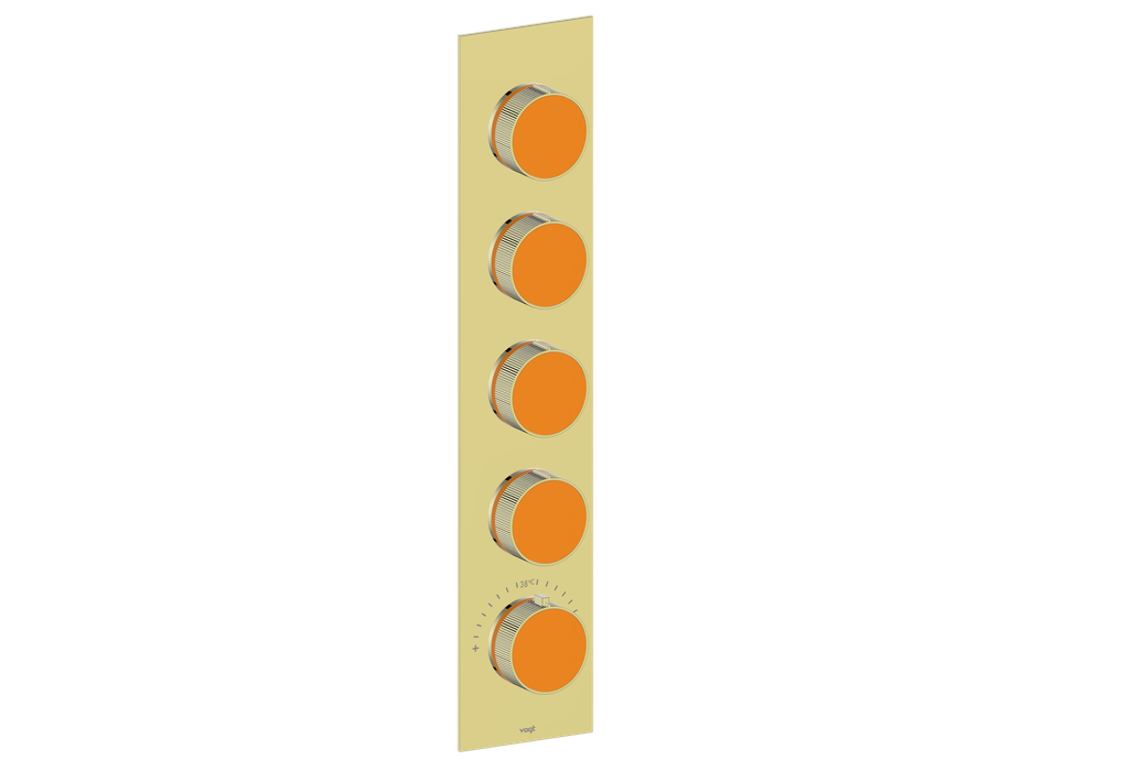 MOND TRIM FOR 3/4" HIGH-FLOW TH VALVE WITH 4 VOLUME CONTROLS