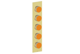MOND TRIM FOR 3/4" HIGH-FLOW TH VALVE WITH 4 VOLUME CONTROLS