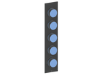 MOND TRIM FOR 3/4" HIGH-FLOW TH VALVE WITH 4 VOLUME CONTROLS