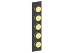 MOND TRIM FOR 3/4" HIGH-FLOW TH VALVE WITH 4 VOLUME CONTROLS