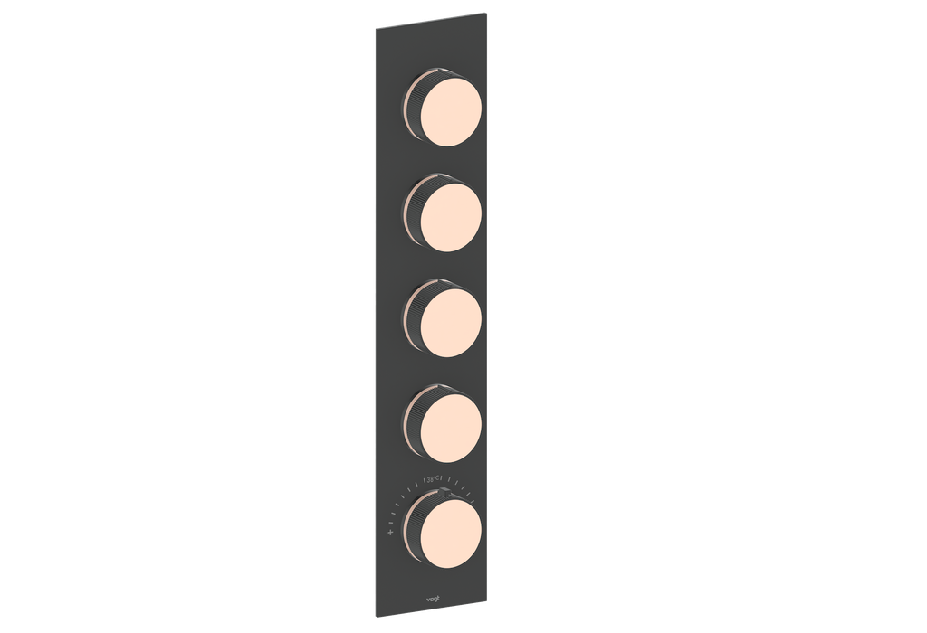 MOND TRIM FOR 3/4" HIGH-FLOW TH VALVE WITH 4 VOLUME CONTROLS