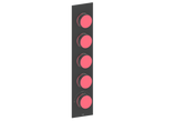 MOND TRIM FOR 3/4" HIGH-FLOW TH VALVE WITH 4 VOLUME CONTROLS