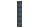 MOND TRIM FOR 3/4" HIGH-FLOW TH VALVE WITH 4 VOLUME CONTROLS
