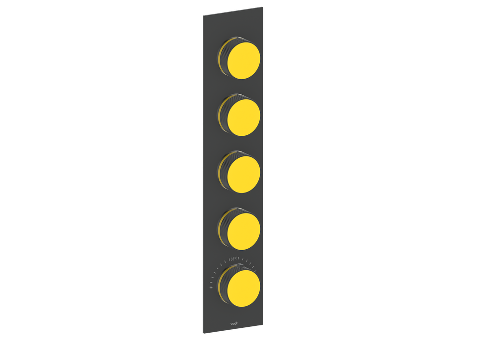 MOND TRIM FOR 3/4" HIGH-FLOW TH VALVE WITH 4 VOLUME CONTROLS