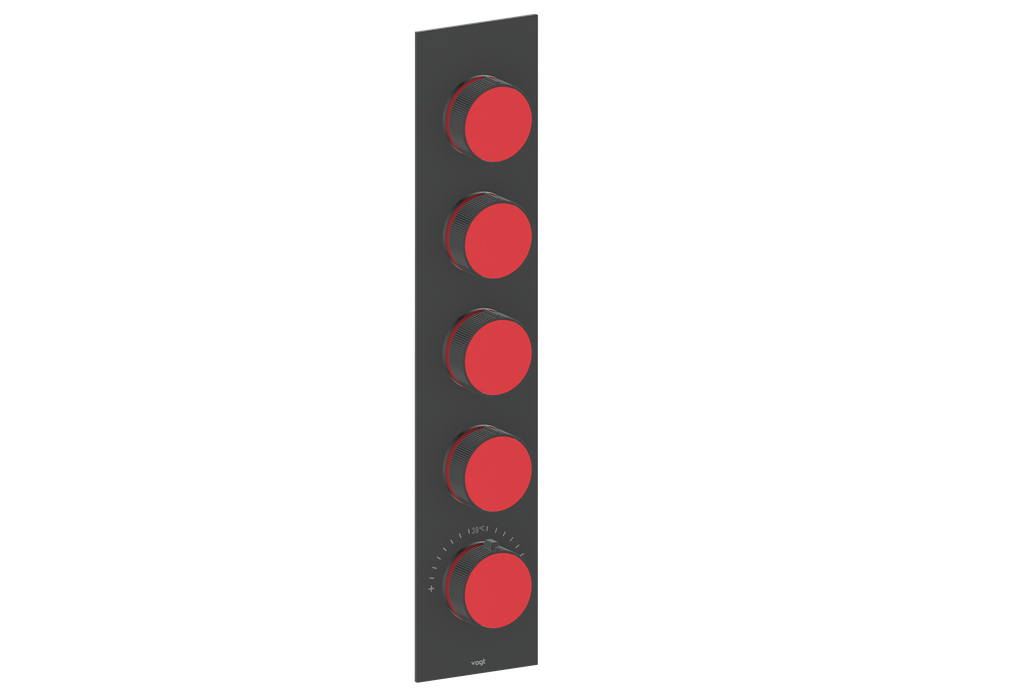 MOND TRIM FOR 3/4" HIGH-FLOW TH VALVE WITH 4 VOLUME CONTROLS