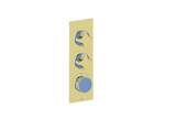 MOND TRIM FOR 3/4" HIGH-FLOW TH VALVE WITH 2 VOLUME CONTROLS