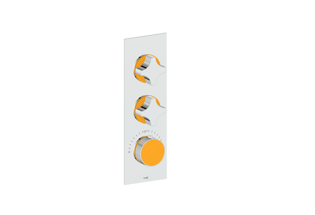 MOND TRIM FOR 3/4" HIGH-FLOW TH VALVE WITH 2 VOLUME CONTROLS