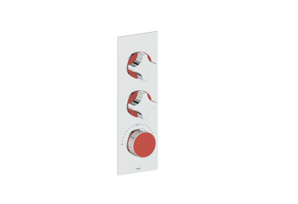 MOND TRIM FOR 3/4" HIGH-FLOW TH VALVE WITH 2 VOLUME CONTROLS