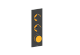 MOND TRIM FOR 3/4" HIGH-FLOW TH VALVE WITH 2 VOLUME CONTROLS