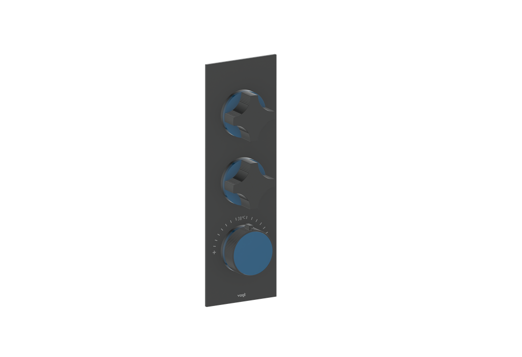 MOND TRIM FOR 3/4" HIGH-FLOW TH VALVE WITH 2 VOLUME CONTROLS