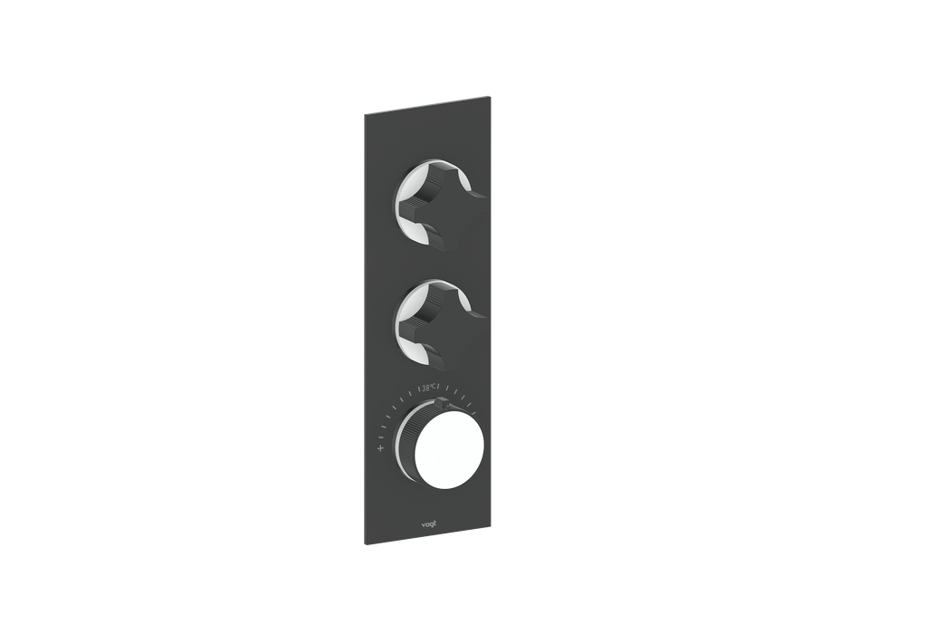 MOND TRIM FOR 3/4" HIGH-FLOW TH VALVE WITH 2 VOLUME CONTROLS