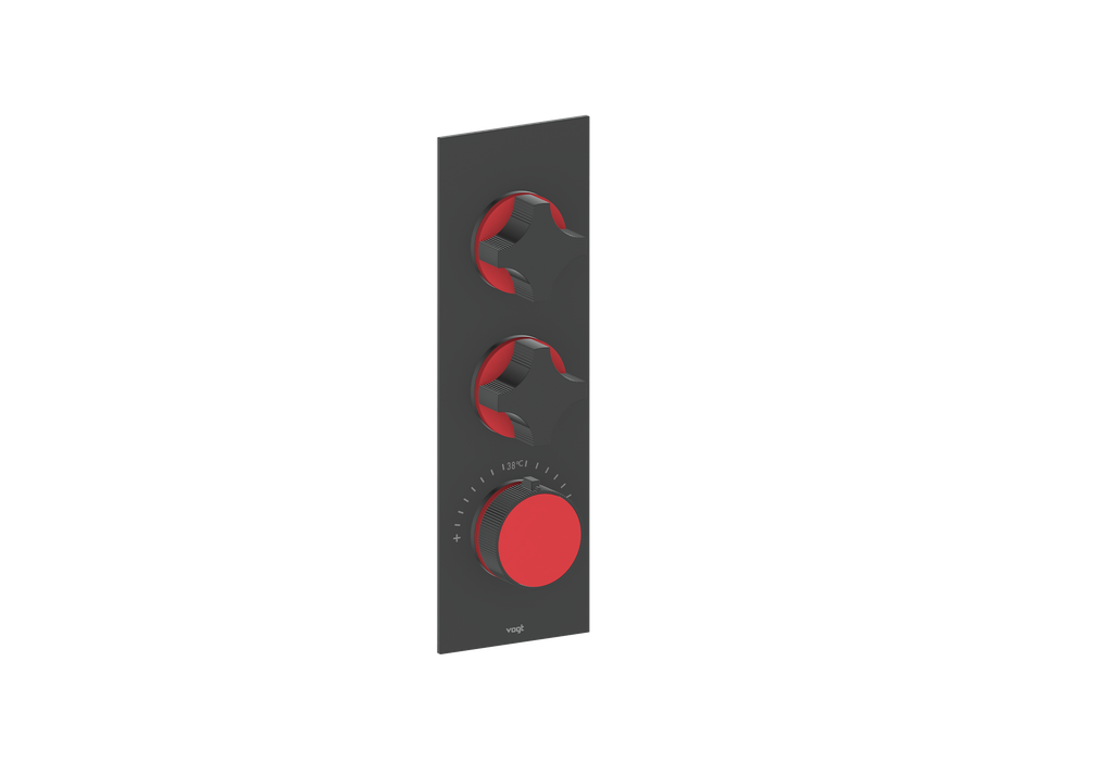 MOND TRIM FOR 3/4" HIGH-FLOW TH VALVE WITH 2 VOLUME CONTROLS