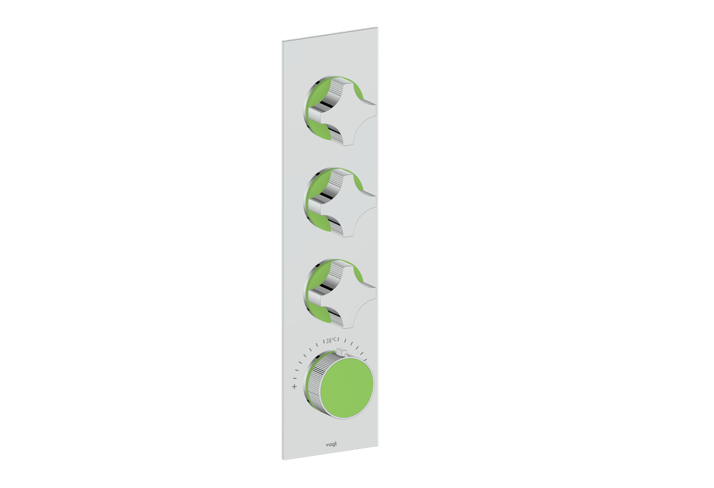 MOND TRIM FOR 3/4" HIGH-FLOW TH VALVE WITH 3 VOLUME CONTROLS