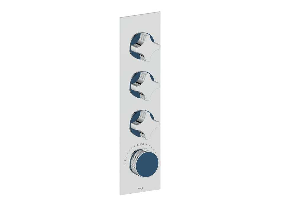 MOND TRIM FOR 3/4" HIGH-FLOW TH VALVE WITH 3 VOLUME CONTROLS