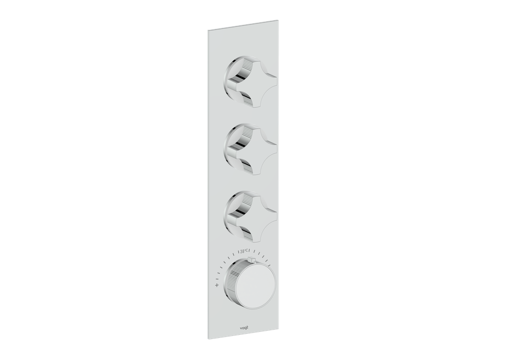 MOND TRIM FOR 3/4" HIGH-FLOW TH VALVE WITH 3 VOLUME CONTROLS