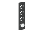 MOND TRIM FOR 3/4" HIGH-FLOW TH VALVE WITH 3 VOLUME CONTROLS