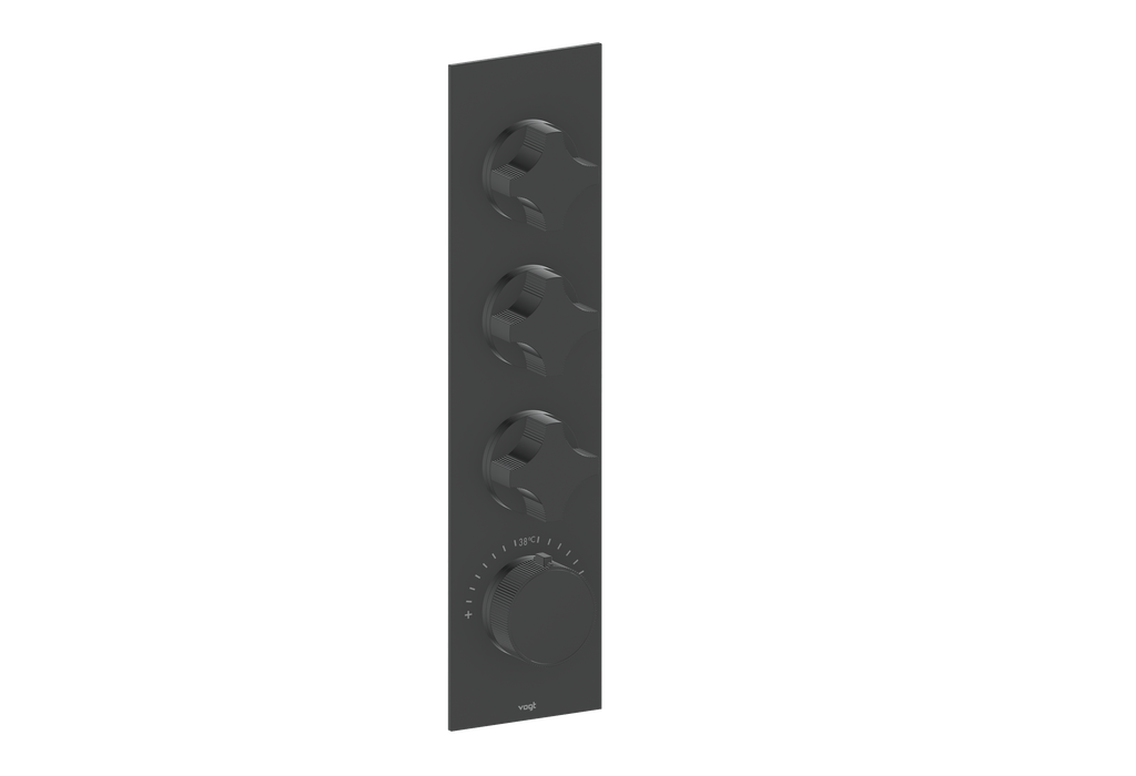 MOND TRIM FOR 3/4" HIGH-FLOW TH VALVE WITH 3 VOLUME CONTROLS