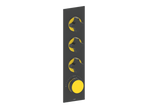 MOND TRIM FOR 3/4" HIGH-FLOW TH VALVE WITH 3 VOLUME CONTROLS