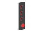 MOND TRIM FOR 3/4" HIGH-FLOW TH VALVE WITH 3 VOLUME CONTROLS