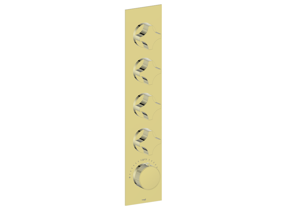 MOND TRIM FOR 3/4" HIGH-FLOW TH VALVE WITH 4 VOLUME CONTROLS