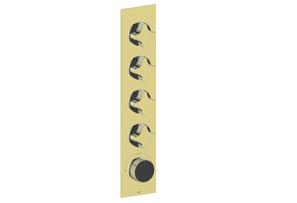 MOND TRIM FOR 3/4" HIGH-FLOW TH VALVE WITH 4 VOLUME CONTROLS