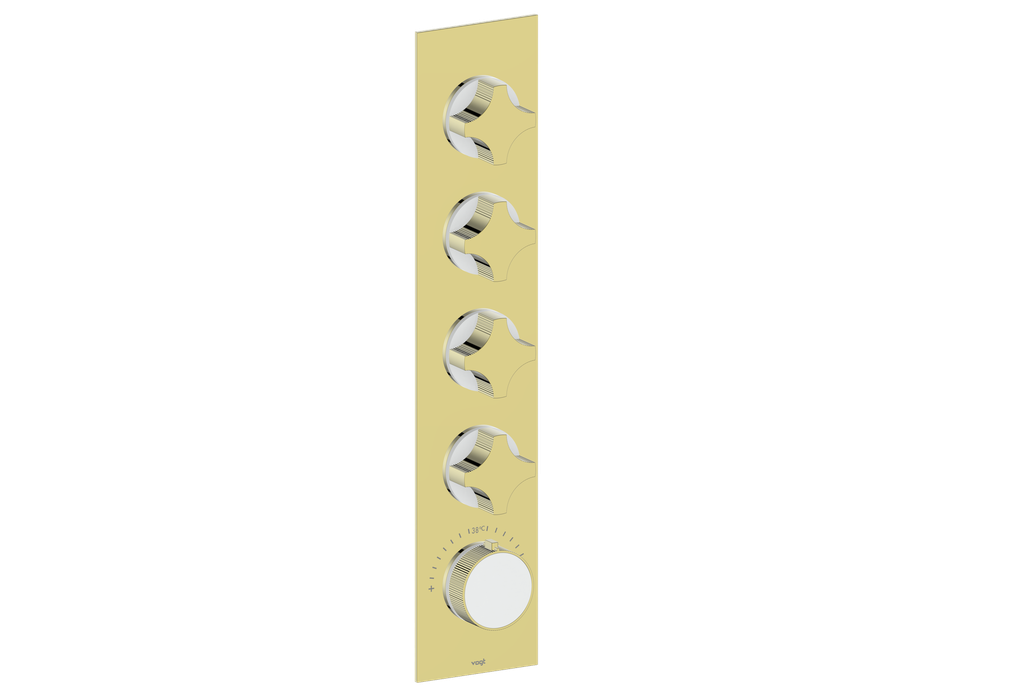 MOND TRIM FOR 3/4" HIGH-FLOW TH VALVE WITH 4 VOLUME CONTROLS
