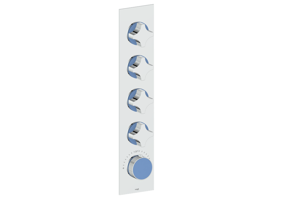 MOND TRIM FOR 3/4" HIGH-FLOW TH VALVE WITH 4 VOLUME CONTROLS