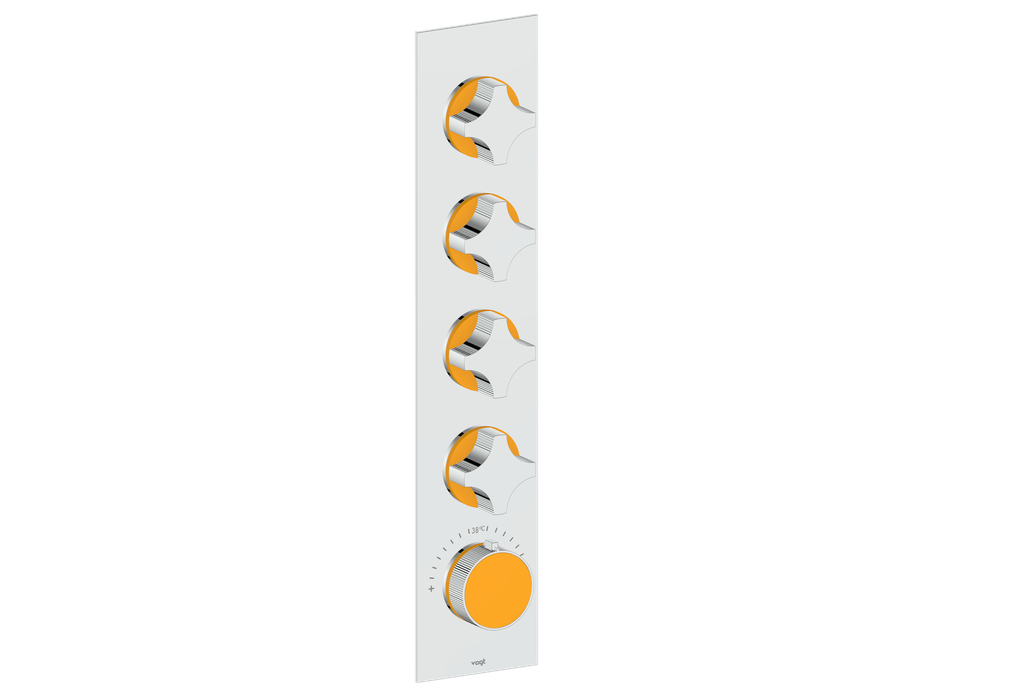 MOND TRIM FOR 3/4" HIGH-FLOW TH VALVE WITH 4 VOLUME CONTROLS
